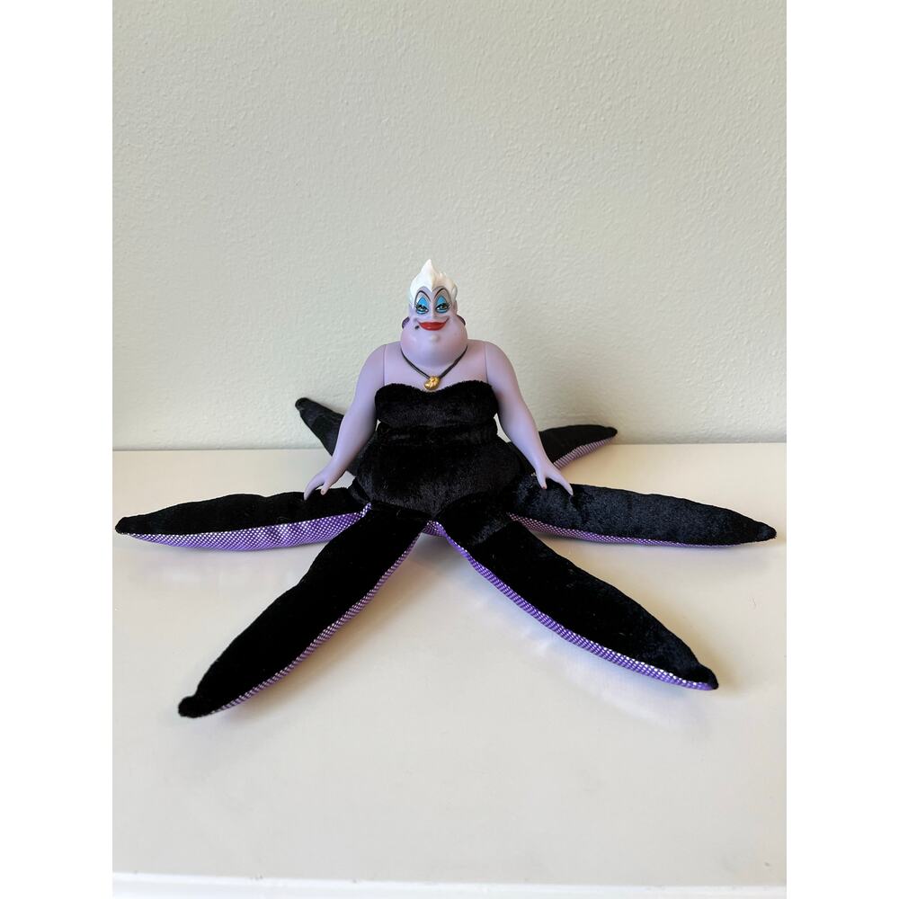 Disney Store Ursula Sea Witch Doll Plush Disney 11" The Little Mermaid